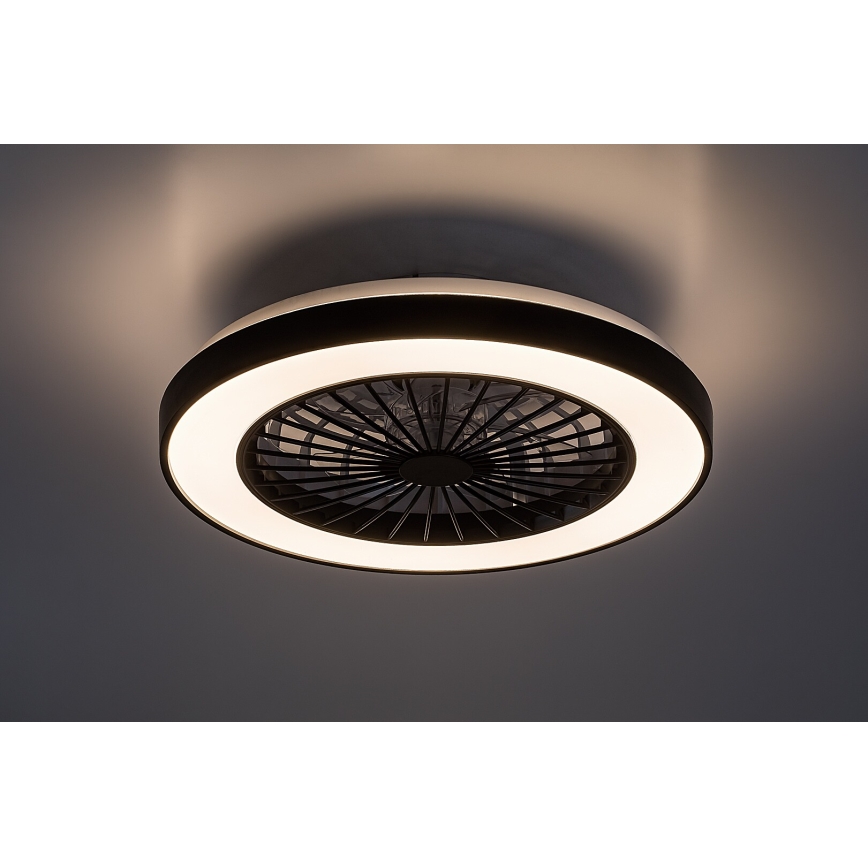 Rabalux - LED Pritemdomas lubinis šviestuvas su ventiliatoriumi LED/40W/230V 3000/4000/6000K Wi-Fi + nuotolinio valdymo pultas