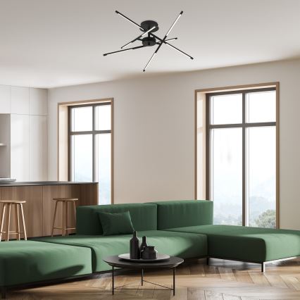 Rabalux - LED Ant pagrindo montuojamas sietynas LED/40W/230V 3000K juoda