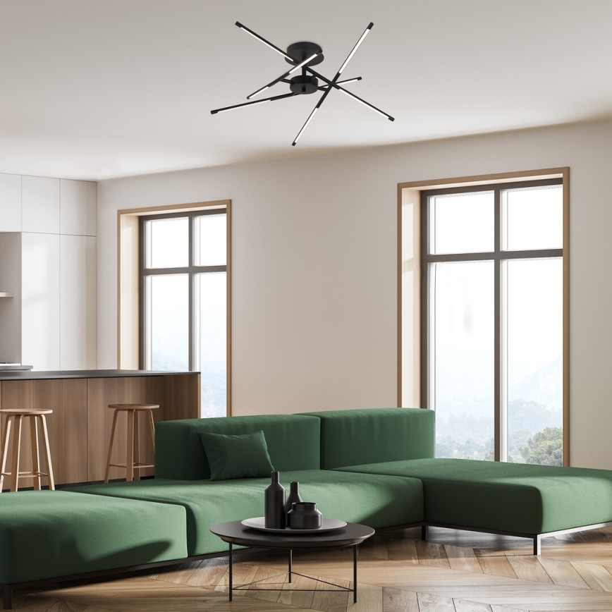 Rabalux - LED Ant pagrindo montuojamas sietynas LED/40W/230V 3000K juoda