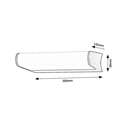 Rabalux - LED Lauko sieninis šviestuvas LED/6,5W/230V IP44