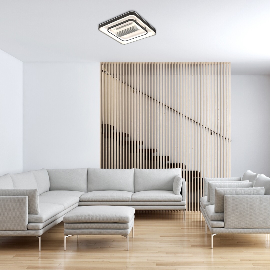 Rabalux - LED Pritemdomas lubinis šviestuvas su ventiliatoriumi LED/50W/230V 3000/4000/6000K Wi-Fi + nuotolinio valdymo pultas