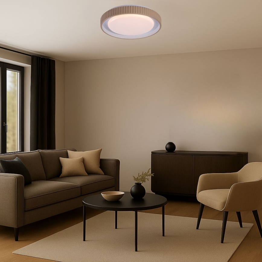 Rabalux - reguliuojamas LED lubinis šviestuvas LED/48W/230V 3000-6500K skersmuo 49,5 cm + nuotolinis valdymas