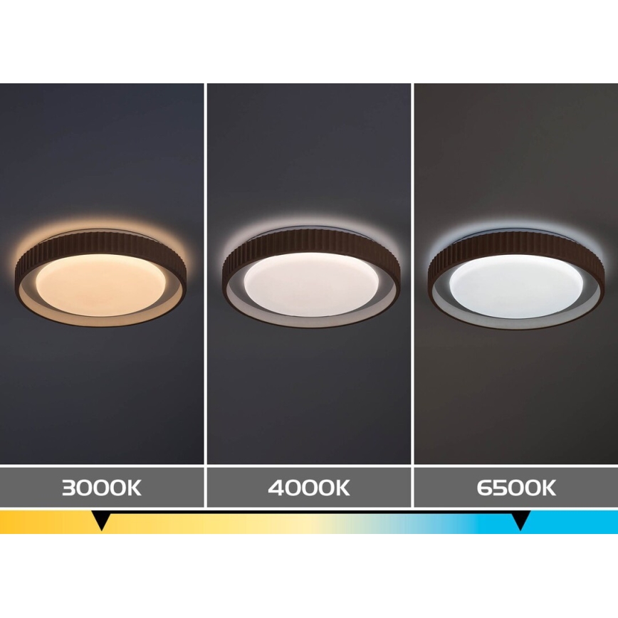 Rabalux - reguliuojamas LED lubinis šviestuvas LED/48W/230V 3000-6500K skersmuo 49,5 cm + nuotolinis valdymas