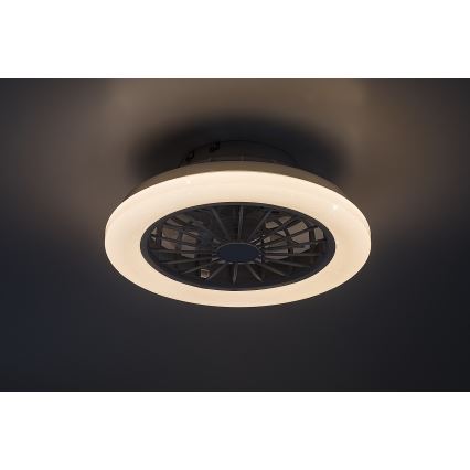 Rabalux - reguliuojamas LED lubinis šviestuvas su ventiliatoriumi LED/24W/230V 3000–6500K + nuotolinis valdymas