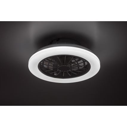 Rabalux - reguliuojamas LED lubinis šviestuvas su ventiliatoriumi LED/24W/230V 3000–6500K + nuotolinis valdymas