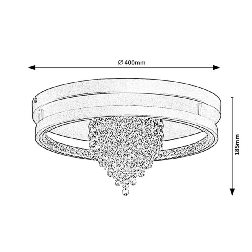 Rabalux - LED lubų šviestuvas LED/30W/230V 3000/3500/4000K skersmuo 40 cm