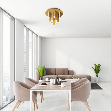 Rabalux - lubinis šviestuvas 13xG9/5W/230V, auksinis, skersmuo 34 cm