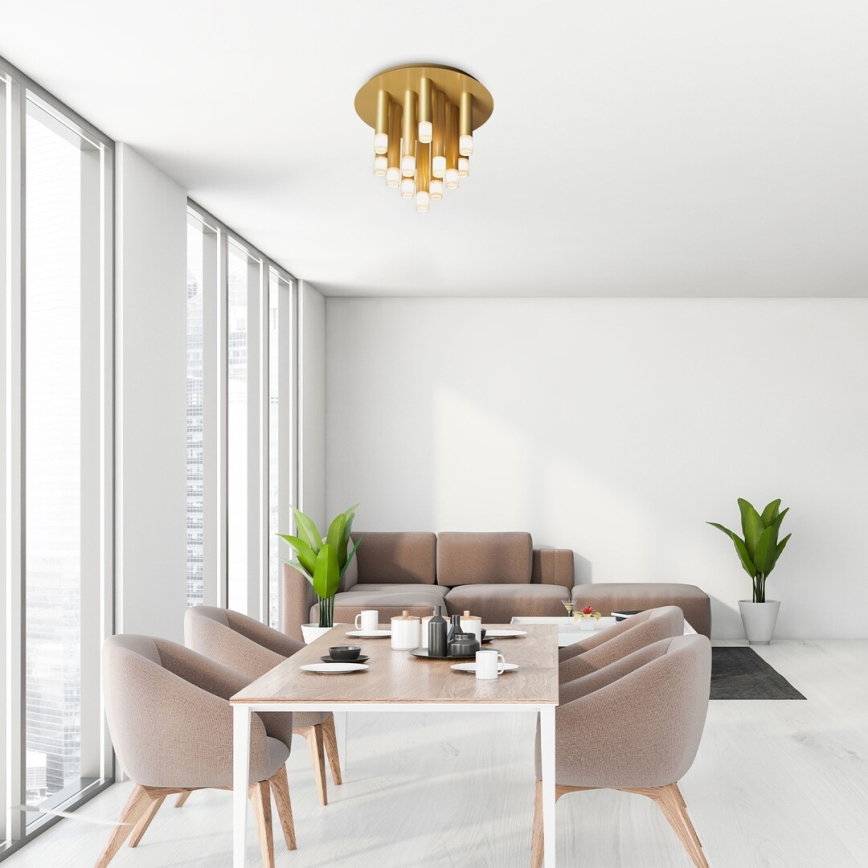 Rabalux - lubinis šviestuvas 13xG9/5W/230V, auksinis, skersmuo 34 cm