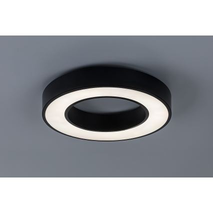 Rabalux - LED lubinis šviestuvas su reguliuojamu ryškumu LED/45W/230V 3000-6500K skersmuo 60 cm juodas + nuotolinis valdymas