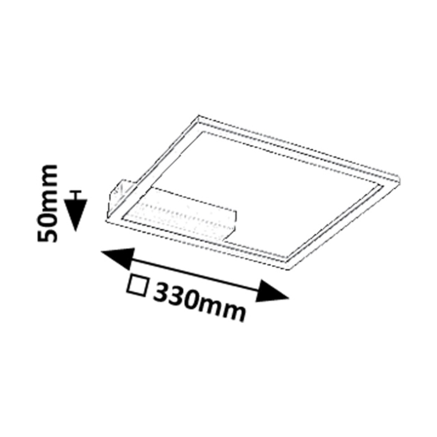 Rabalux - LED lubinis šviestuvas LED/24W/230V 3000K