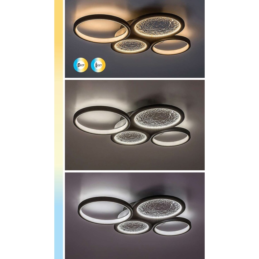 Rabalux - LED Pritemdomas lubinis šviestuvas LED/40W/230V 3000-6500K + nuotolinio valdymo pultas