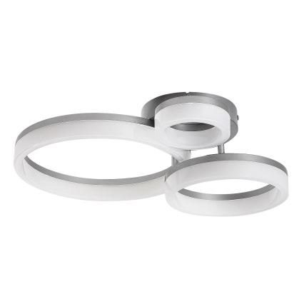 Rabalux - LED lubinis šviestuvas LED/24W/230V 3000/4000/6500K 38x51 cm matinis chromas