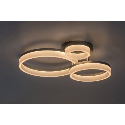 Rabalux - LED lubinis šviestuvas LED/24W/230V 3000/4000/6500K matinis chromas