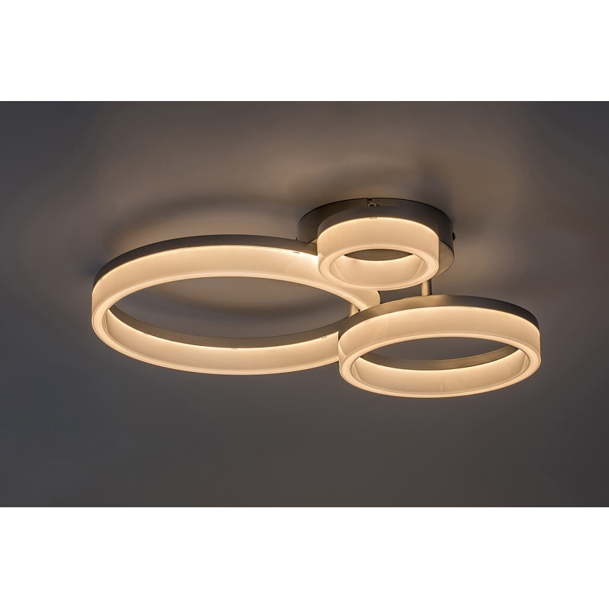 Rabalux - LED lubinis šviestuvas LED/24W/230V 3000/4000/6500K matinis chromas