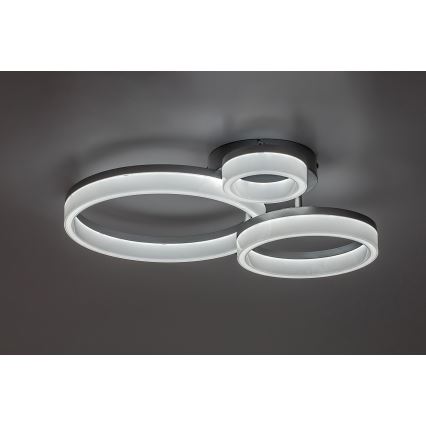 Rabalux - LED lubinis šviestuvas LED/24W/230V 3000/4000/6500K matinis chromas