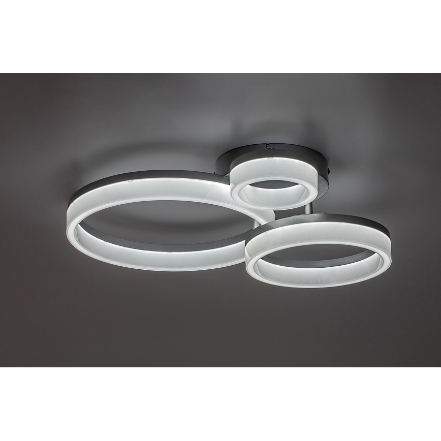 Rabalux - LED lubinis šviestuvas LED/24W/230V 3000/4000/6500K matinis chromas