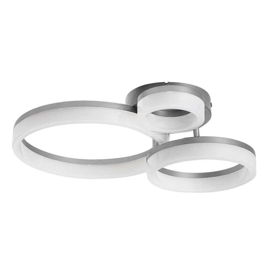 Rabalux - LED lubinis šviestuvas LED/24W/230V 3000/4000/6500K 38x51 cm matinis chromas