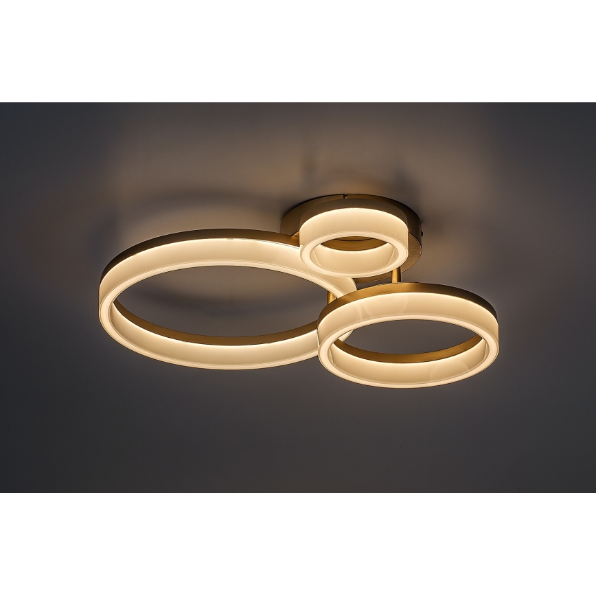 Rabalux - LED lubinis šviestuvas LED/24W/230V 3000/4000/6500K auksas