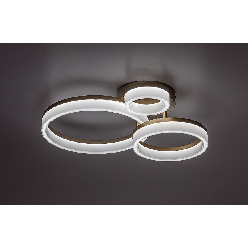 Rabalux - LED lubinis šviestuvas LED/24W/230V 3000/4000/6500K auksas