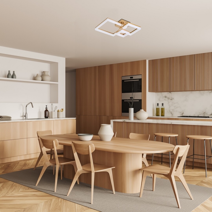 Rabalux - LED lubinis šviestuvas LED/22W/230V 3000/4000/6500K auksas