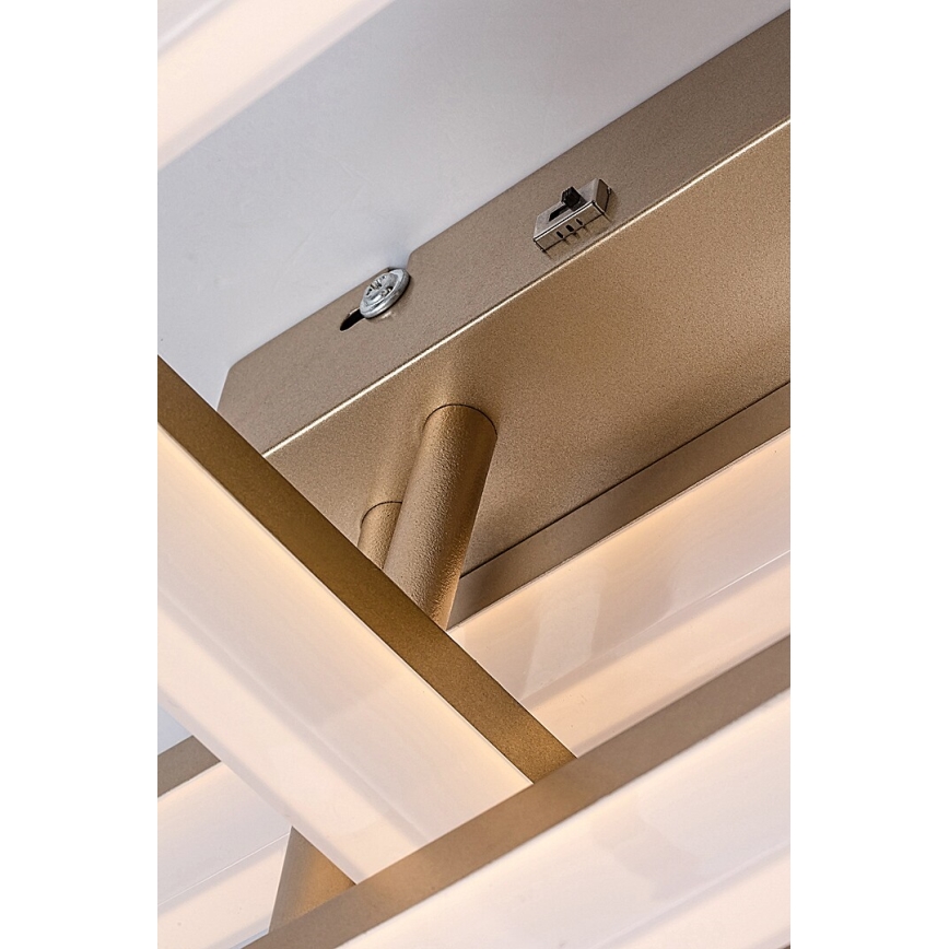 Rabalux - LED lubinis šviestuvas LED/22W/230V 3000/4000/6500K auksas