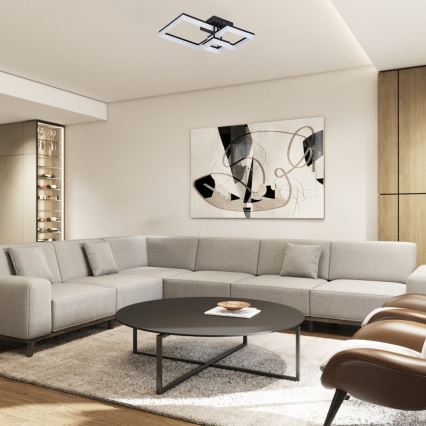 Rabalux - LED lubinis šviestuvas LED/22W/230V 3000/4000/6500K juoda