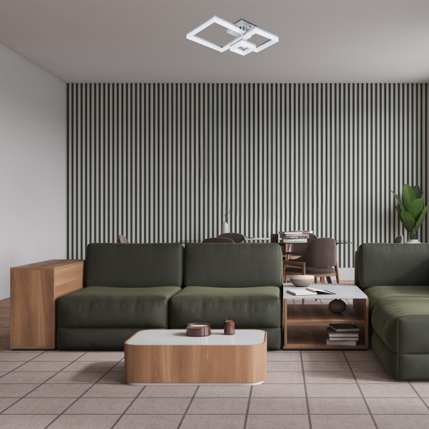Rabalux - LED lubinis šviestuvas LED/22W/230V 3000/4000/6500K matinis chromas