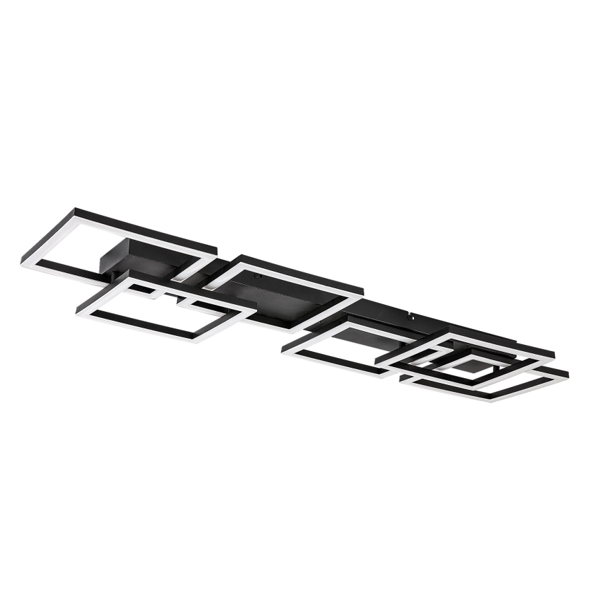 Rabalux - Dimeriuojamas LED lubų šviestuvas LED/40W/230V 3000-6500K 33x100 cm juoda + nuotolinis valdymas