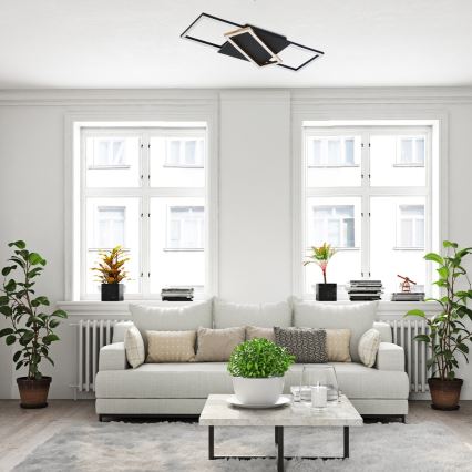 Rabalux - LED reguliuojamo ryškumo lubinis šviestuvas LED/40W/230V 3000-6500K 29x66 cm + nuotolinis valdymas