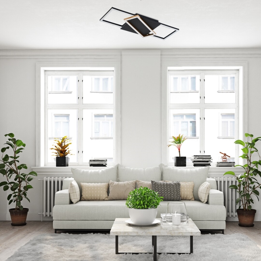 Rabalux - LED reguliuojamo ryškumo lubinis šviestuvas LED/40W/230V 3000-6500K 29x66 cm + nuotolinis valdymas