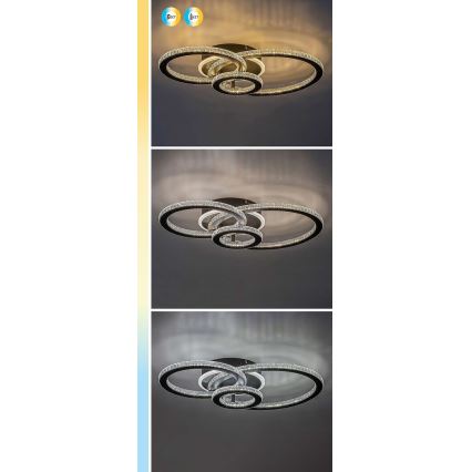 Rabalux - Dimeriuojamas LED lubinis šviestuvas LED/40W/230V 3000-6500K + nuotolinis valdymas 35x52 cm