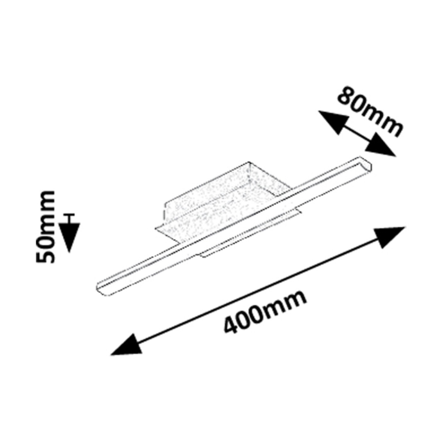 Rabalux - LED lubinis šviestuvas LED/8W/230V 4000K
