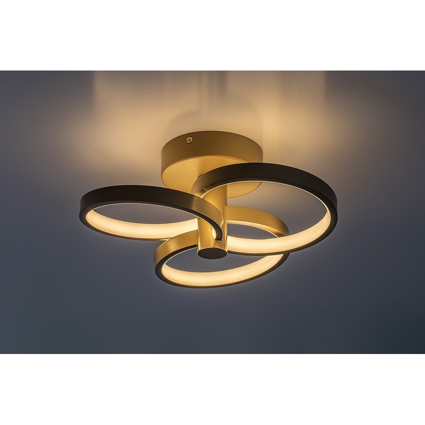 Rabalux - reguliuojamas LED lubų šviestuvas, 32 W, 230 V, 3000-6500 K, skersmuo 31 cm, smėlio spalvos, su nuotoliniu valdymu