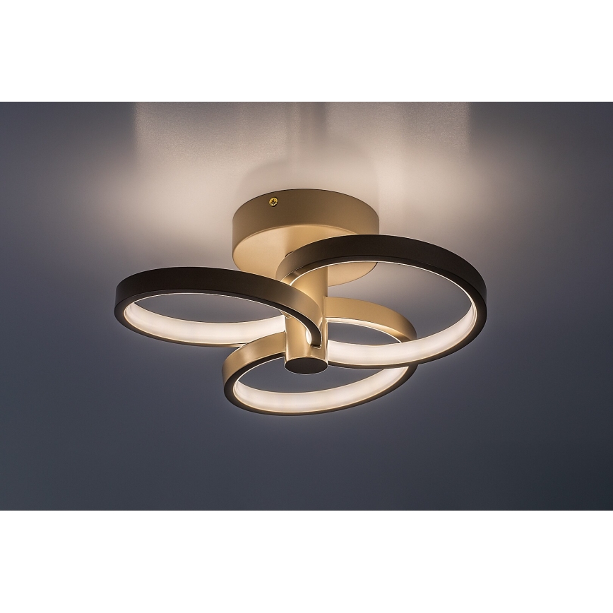 Rabalux - reguliuojamas LED lubų šviestuvas, 32 W, 230 V, 3000-6500 K, skersmuo 31 cm, smėlio spalvos, su nuotoliniu valdymu