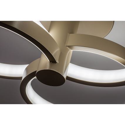 Rabalux - reguliuojamas LED lubų šviestuvas, 32 W, 230 V, 3000-6500 K, skersmuo 31 cm, smėlio spalvos, su nuotoliniu valdymu