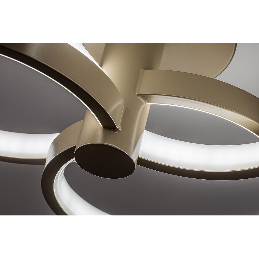 Rabalux - reguliuojamas LED lubų šviestuvas, 32 W, 230 V, 3000-6500 K, skersmuo 31 cm, smėlio spalvos, su nuotoliniu valdymu