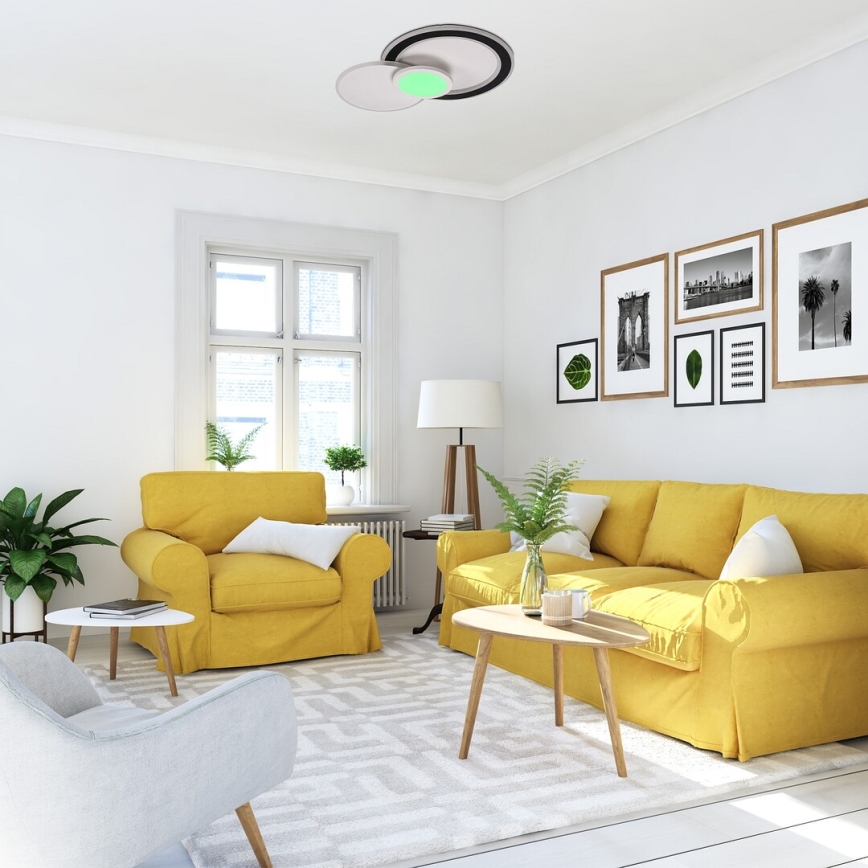 Rabalux - LED RGB reguliuojamas lubinis šviestuvas LED/40W/230V 3000-6500K + nuotolinio valdymo pultas skersmuo 31 cm