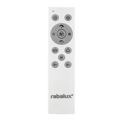 Rabalux - LED RGB pritemdomas lubinis šviestuvas LED/22W/230V 3000-6500K + nuotolinio valdymo pultas