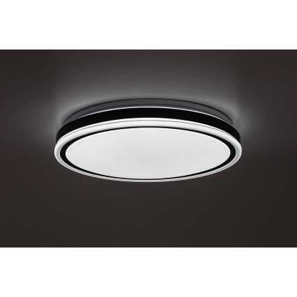 Rabalux - dimeriuojamas LED lubų šviestuvas LED/20W/230V 3000-6500K skersmuo 38,5 cm juodas + nuotolinis valdymas