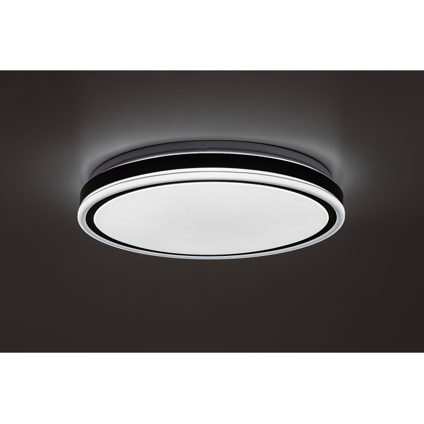 Rabalux - dimeriuojamas LED lubų šviestuvas LED/20W/230V 3000-6500K skersmuo 38,5 cm juodas + nuotolinis valdymas