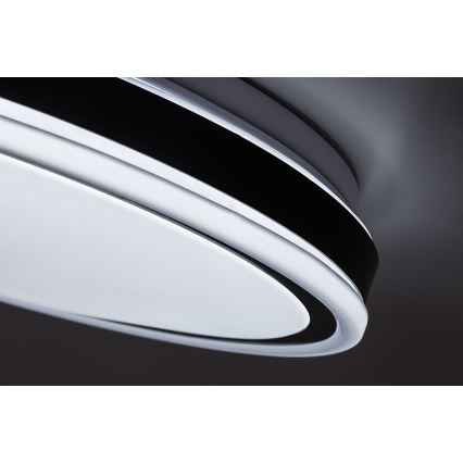 Rabalux - dimeriuojamas LED lubų šviestuvas LED/20W/230V 3000-6500K skersmuo 38,5 cm juodas + nuotolinis valdymas