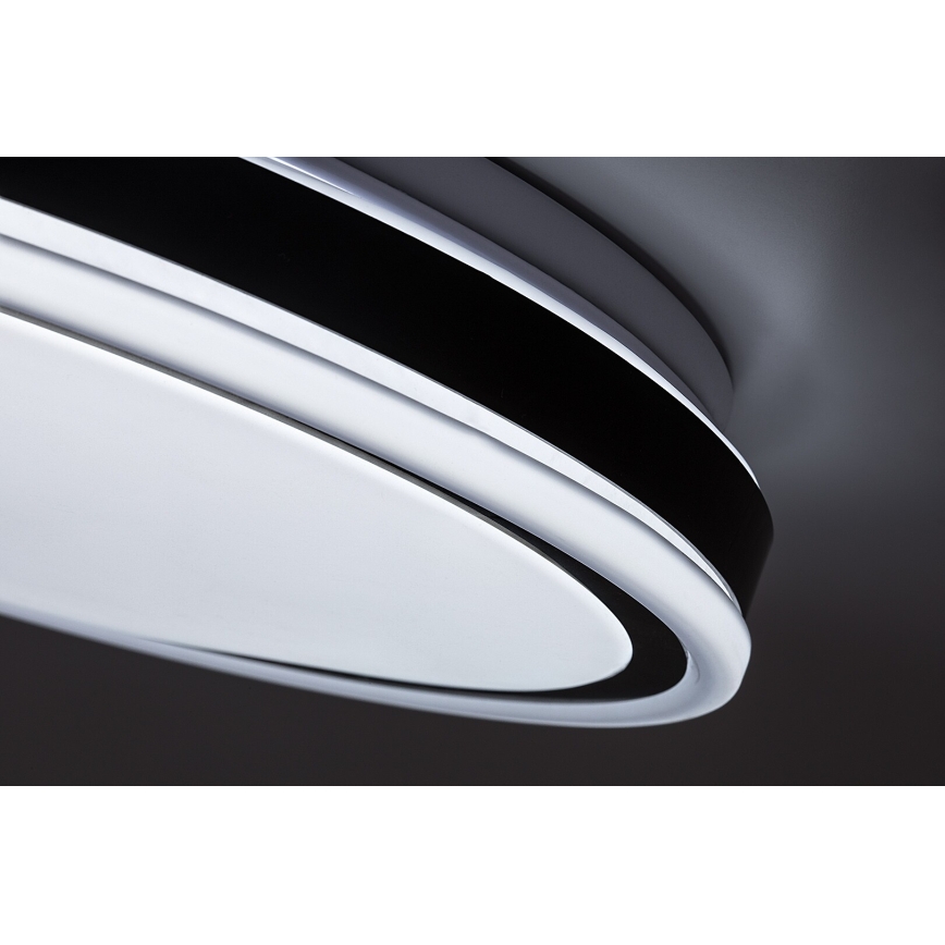 Rabalux - dimeriuojamas LED lubų šviestuvas LED/20W/230V 3000-6500K skersmuo 38,5 cm juodas + nuotolinis valdymas