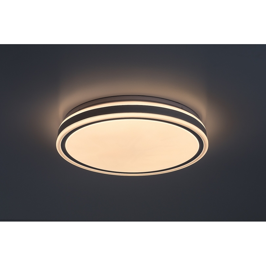 Rabalux - reguliuojamas LED lubinis šviestuvas LED/23W/230V 3000-6500K, skersmuo 38,5 cm, baltas + nuotolinis valdymas
