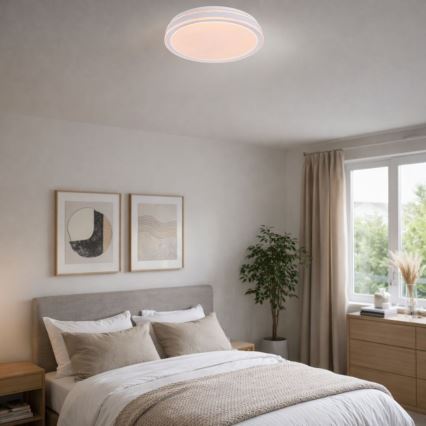 Rabalux - Dimeriuojamas LED lubinis šviestuvas LED/23W/230V 3000-6500K skersmuo 38,5 cm baltas+ nuotolinis valdymas