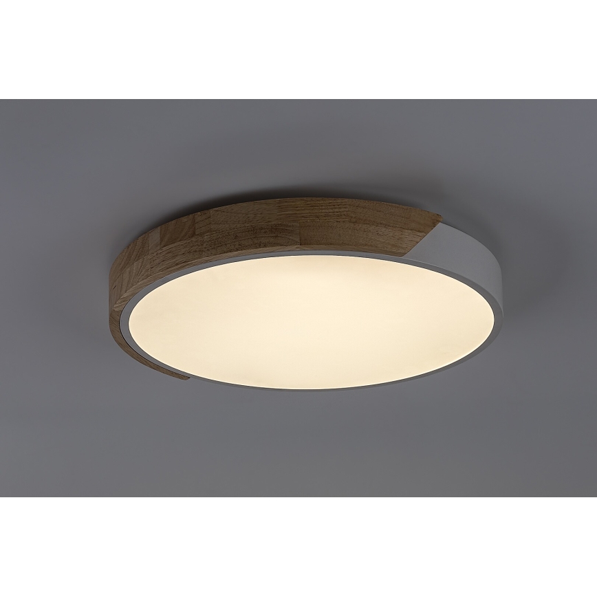 Rabalux - LED lubinis šviestuvas 24W/230V 3000K balta/ąžuolas, skersmuo 61 cm