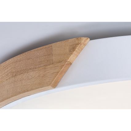 Rabalux - LED lubinis šviestuvas 24W/230V 3000K balta/ąžuolas, skersmuo 61 cm