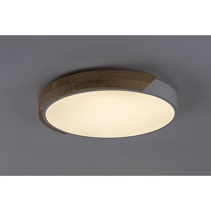 Rabalux - LED lubų šviestuvas LED/40W/230V 3000/4000/6500K balta/ąžuolas Ø 61 cm