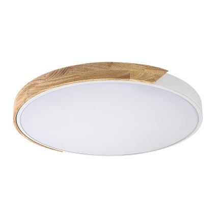 Rabalux - LED lubų šviestuvas LED/40W/230V 3000/4000/6500K balta/ąžuolas Ø 61 cm