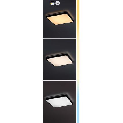 Rabalux - LED lubinis vonios šviestuvas LED/24W/230V 3000/4000/6000K IP44 29x29 cm balta