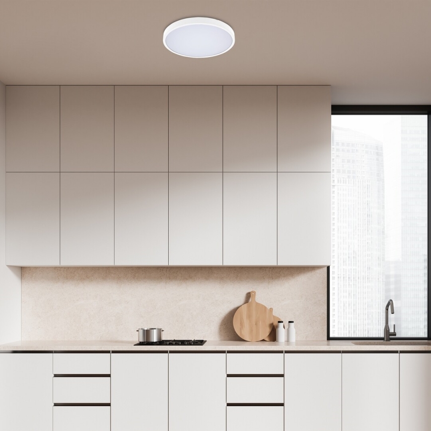 Rabalux - LED lubinis vonios šviestuvas LED/24W/230V 3000/4000/6000K IP44 diametras 35,5 cm balta